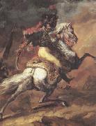 Theodore   Gericault Chasseur of the Imperial Guard,Charging (mk10) Sweden oil painting artist